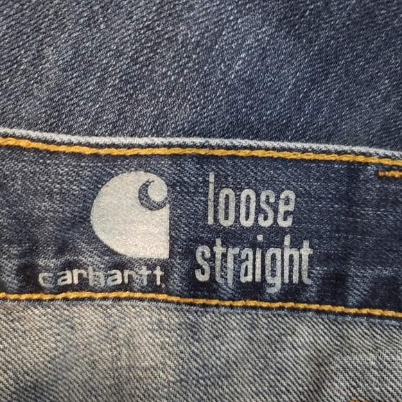 Carhartt Blue Jeans Loose Straight High-Rise Size 36 X 36 - Picture 6 of 12